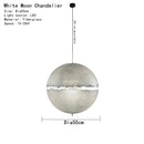 Axyaa Moon Pendant Lamp: High-end Italian Design for Living Room, Restaurant, Hotel