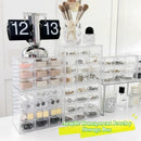 Axyaa Acrylic 9-Grid Jewelry Storage Box Organizer