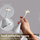 Axyaa LED Touch Sensor Desk Lamp - Rechargeable Night Light for Bedroom Decor