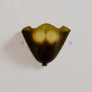 Axyaa Retro Floral Glass Wall Lamp: Modern, Nordic Design LED Sconce for Bedroom or Study