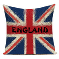 Axyaa British Flag Soldiers Pillow Cover - London England Theme