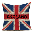 Axyaa British Flag Soldiers Pillow Cover - London England Theme