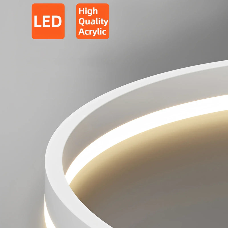 Axyaa Smart Led Chandeliers 3 Circle Ceiling Light with Remote Control App