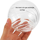 Axyaa Clear Glass Globe Lamp Shade Replacement for Pendant Light