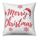 Axyaa Christmas & Let It Snow Cushion Cover - Sofa, Bedroom, Car Pillow Cover