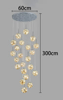 Axyaa Modern Living Room Chandeliers LED Ceiling Hanging Lights Indoor Lighting