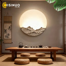 Axyaa Moon Led Wall Lamp - Modern Bedroom Decor - Iron Art Wall Light