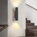 Axyaa Black Stone LED Wall Lamp for Living Room, Bedroom, Bathroom