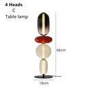 Axyaa Nordic Glass Table Lamp - LED Decor Lighting for Home and Exhibition
