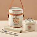 Axyaa Stainless Steel Thermal Lunch Box: Insulated, Leak Proof, Microwave Safe, Portable Bento Box