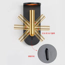 Axyaa Modern Nordic Flame Background Wall Lamp for Bedroom and Living Room