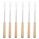 Axyaa Stainless Steel Fruit Cheese Hot Pot Dessert Salad Fork Set