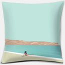 Axyaa Santorini Series Pattern Pillowcase Square Cushion Cover Home Sofa Decor