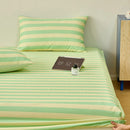 Axyaa Cotton Fitted Sheet, Fashion Stripe Design, Skin-Friendly, 180*200*30cm