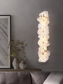Axyaa Marble LED Wall Sconce - Minimalist Lighting Fixture for Home Decor