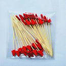 Axyaa Christmas Fruit Skewers: Santa Claus, Snowflake, Xmas Tree Forks