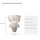 Axyaa Marble Wall Lamp: French Minimalist LED Decor for Living Room, Balcony, Bedside