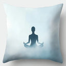 Axyaa Zen Meditation Style Pillowcase Set - 17.7" x 17.7"