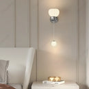 Axyaa LED Pumpkin Wall Lamp, Cream Wind Bedroom Bedside Lighting