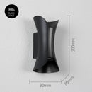 Axyaa Aluminum LED Sconce Wall Lamp: Modern Waterproof Indoor Outdoor Warm Light
