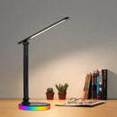 Axyaa LED Desk Lamp with USB Plug, 3-Level Touch Dimmable Table Lighting