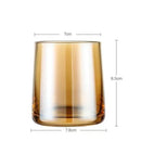 Axyaa 270ML Glass Mug - Modern Simple Style for Tea, Coffee, Juice & Water