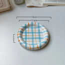 Axyaa Ceramic Dudu Plate for Cake Dessert Tea, Ins Style Celebrity Collection