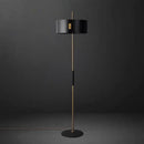 Axyaa Modern Black Metal Floor Lamp - LED Indoor Lighting for Study Room