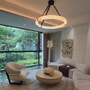 Axyaa Alabaster Marble Chandelier Ceiling Light for Bedroom & Entryway