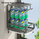 Axyaa Kitchen Dishcloth Holder Drying Hanger with Drain Pan - Sink Rack