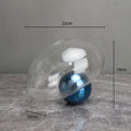 Axyaa Irregular Glass Vase Golden Ball Terrarium Flower Arrangement Jar