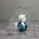Axyaa Irregular Glass Vase Golden Ball Terrarium Flower Arrangement Jar