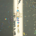 Axyaa Crystal Prism Suncatcher Dreamcatcher for Window Rainbow Home Decor Gift