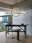 Axyaa Glass Bubble Pendant Light - Nordic Style, Ideal for Dining Rooms, Bars & Cafés