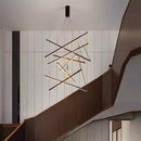 Axyaa Modern Ceiling Chandelier for Dining Room - Elegant Hanging Pendant Light Fixture