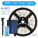 Axyaa Solar LED Strip Light: 8 Modes, Colorful Fairy Lights, Outdoor IP67 Waterproof