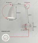 Axyaa LED Rotating Wall Lamp for Living Room Bedroom Reading Lighting