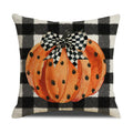 Axyaa Halloween Linen Pillow Cover: Horror Holiday Decor for Home Sofa