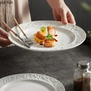 Axya Round Ceramic Cooking Dish 10 Inch - Solid Color Plate