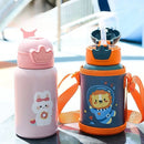 Axyaa Kids Stainless Steel Straw Thermos Bottle