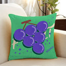 Axyaa Fruit Child Pillowcase Ornamental Decorative Pillow Cover 45x45 Bed Cushion