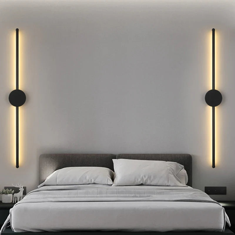 Modern Gold LED Wall Light for Home Decor by Axyaa - Sleek Design for Living Room & Bedroom