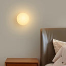 Axyaa Glass Ball LED Wall Lamp: Modern Bedroom Living Room Decor Minimalist Sconce