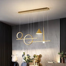 Axyaa Modern LED Ceiling Chandelier Pendant Lights for Bedroom & Dining Room