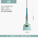 Axyaa Candy Glass Chandelier Pendant Light for Dining Room & Living Room