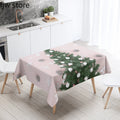 Axyaa Christmas Wreath Tree Tablecloth for Wedding Party Home Decoration