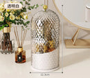 Axyaa Diamond Birdcage Makeup Organizer with Rotating Lid: Cosmetics Storage Box