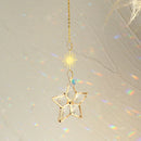 Axyaa Crystal Light Catcher Rainbow Sun Prism Outdoor Window Yard Decoration