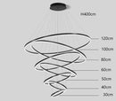 Axyaa Facil Hall Staircase Chandelier Ceiling Lamp Indoor Lighting Fixtures