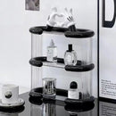 Axyaa Acrylic Makeup Shelf & Perfume Organizer - Stylish 3-Tier Display Rack
